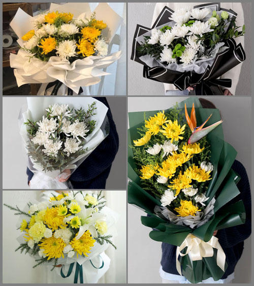 福建宁德古田县平湖镇山头顶村白事花束代送